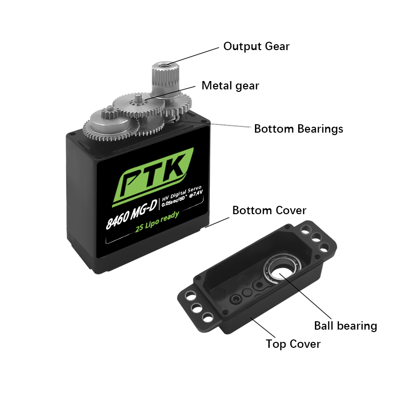 PTK 8460 MG-D9gDigital servo M - đánh giá và giá Rc Helicopter Servo