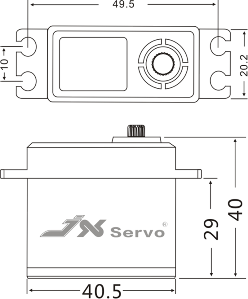 JX Servo CLS-6322HV 22KG High  - đánh giá và giá Rc Helicopter Servo