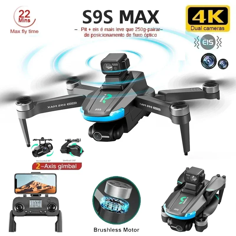 NEW S9S MAX MINI Drone 4K 2-Ax - đánh giá và giá Rc Helicopter Mini