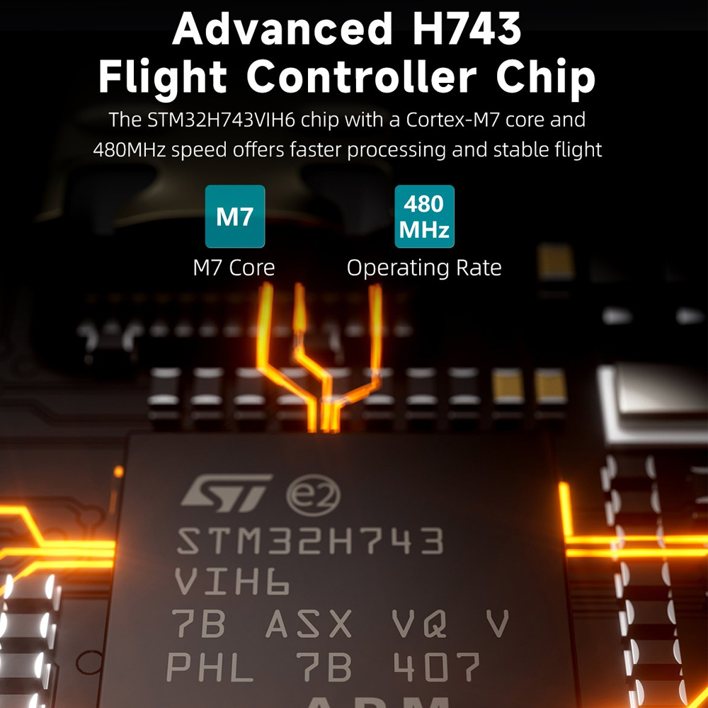 GEPRC TAKER H743 BT 8Bit 80A S - đánh giá và giá Rc Helicopter Gyro