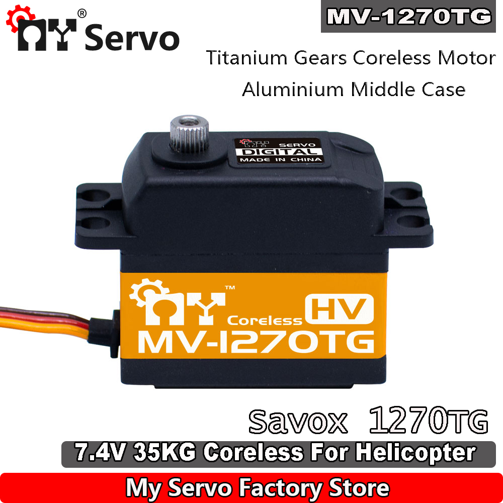 MY RC Servo MV-1270TG  HV 35kg - đánh giá và giá Rc Helicopter Parts