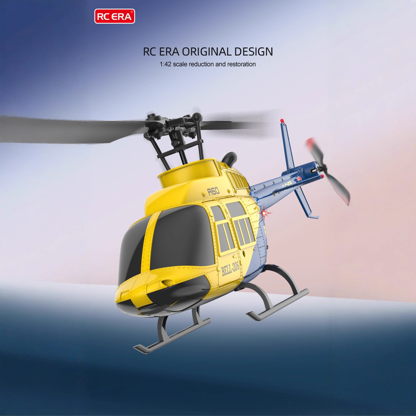 A60 1/42 Scale Bell 206 RC Hel - đánh giá và giá Rc Helicopter Single Rotor